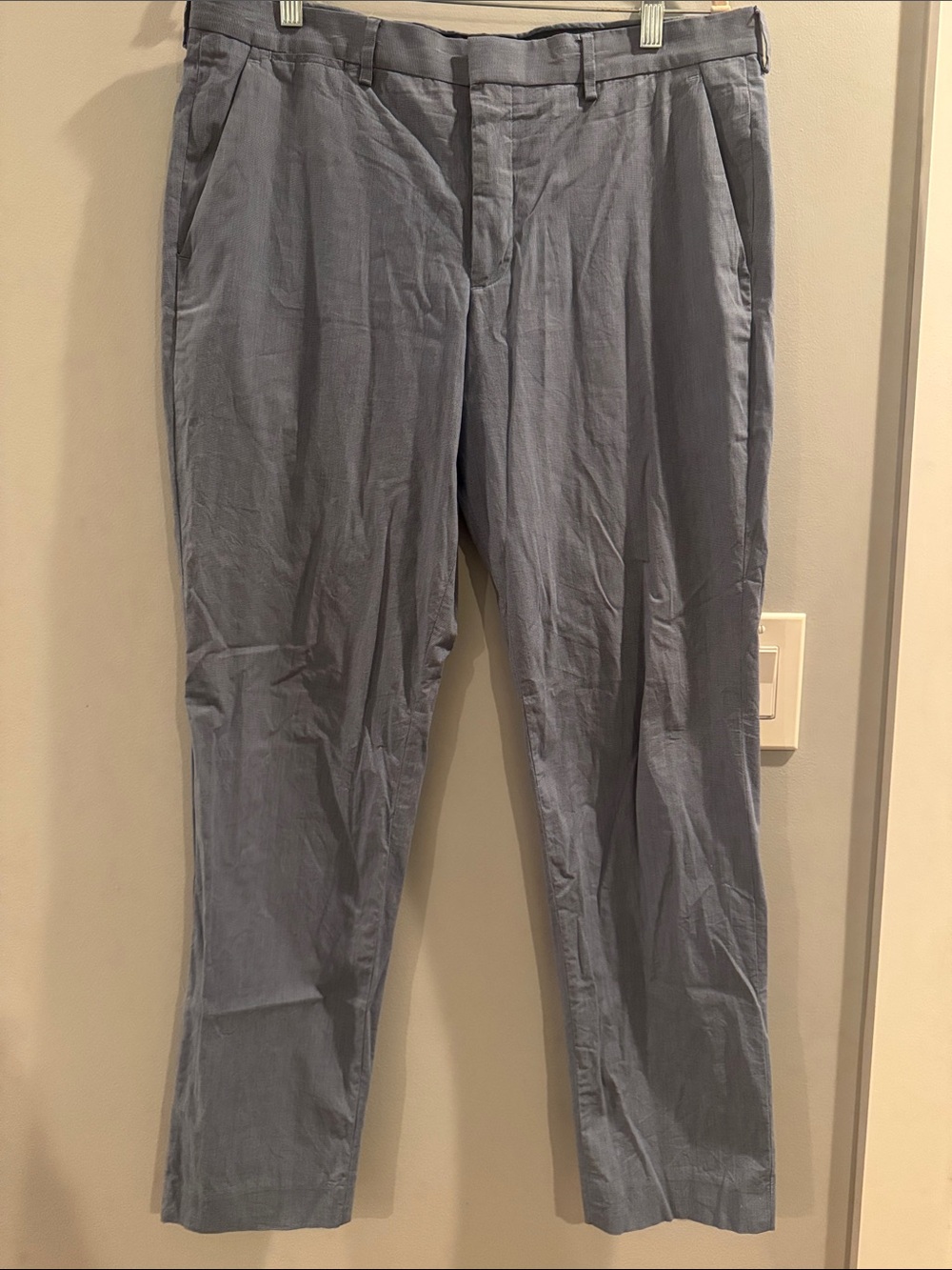 Express Men’s Extra Slim Stretch Pants - Blue - 33x32